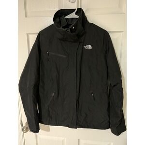 The North Face Womens Black Hyvent 3-in-1 Interchange Jacket Size M